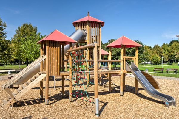 Playground Mulch Installation in Saint Cloud