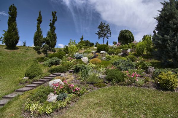 Steep Terrain Landscaping in Saint Cloud