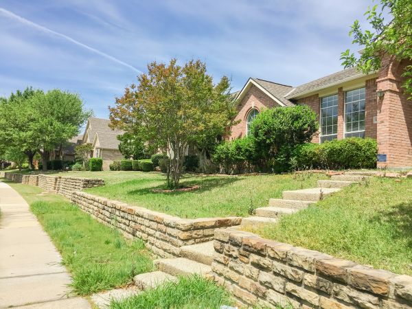 Sloped Yard Landscaping in Saint Cloud