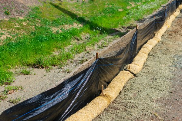 Straw Wattle Installation in Saint Cloud